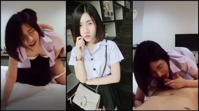 คลิปหลุด ห้องเชือดนักศึกษา นักศึกษารับงานเสี่ยผมสั้นน่ารักเชียวรับงานซะงั้นโดนจับเย็ดสดจัดท่าหลากหลายเสียงครางอย่างเสียวแล้วปล่อยน้ำเต็มร่องตูด