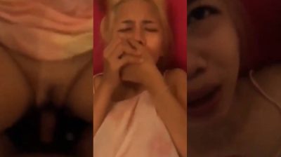 คลิปหลุดเสียงไทย ขอเย็ดแล้วถ่าย สาวผมทอง จำยอมเพราะรัก โดนควยกระแทกหี แล้วเอาควยออกมาชักน้ำแตกใส่ปากอย่างฟิน