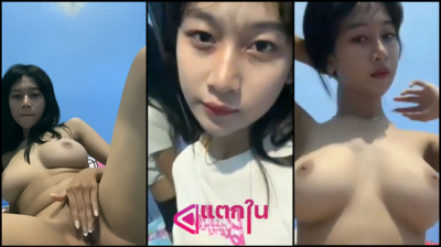 คลิปหลุดทางบ้านสาวไทยนมโครดใหญ่สวยคอลเสียวถอดเปิดนมโชว์บีบยั่วเสียว เขี่ยหีเนียนสวยต่อยังไม่พอเอาด้ามหวีแหย่รูหีโครดเสียว