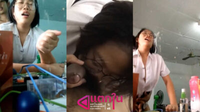 คลิปหลุดทางบ้าน xxx นักศึกษาเย็ดกับแฟนถ่ายคลิปเก็บไว้แล้วคลิปหลุดออกมาให้ดู โดนจับกระแทกเย็ดหีหน้ากระจกแล้วโม๊คควยเสียว