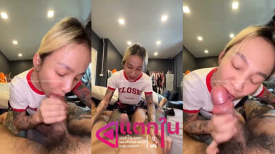 คลิปหลุดโอลี่แฟน catdevilswing เจ๊เมย์ปีศาจแมวเกิดเงี่ยนอยากอมควยแล้วมาจับควยผัวโม๊คให้รัวๆแบบไม่ยั้ง แล้วหลังจากนั้นค่อยใส่กันรัวๆ